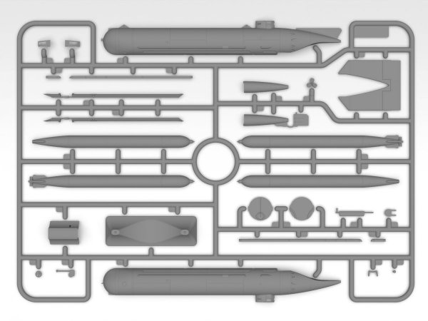 ICM S019 U-Boat Type ‘Molch’ WWII German Midget Submarine 1/72