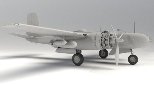 ICM 48285 A-26В Invader Pacific War Theater, WWII American Bomber 1/48