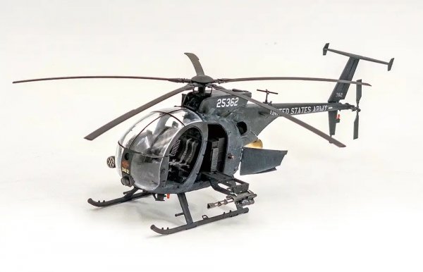 Zimi Model 50001 AH-6 J Little Bird Nightstalkers with Metal Barrels 1/35
