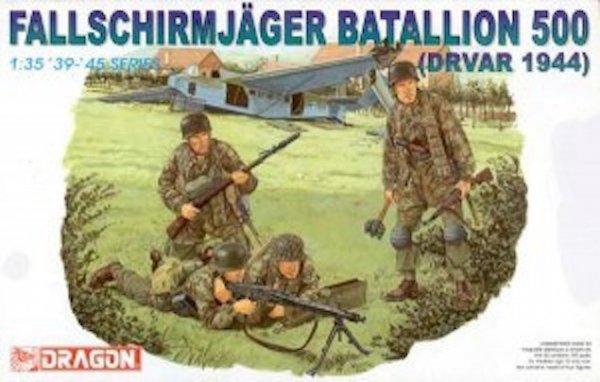 Dragon 6145 Fallschirmjaeger Batallion 500,1944 (1:35)