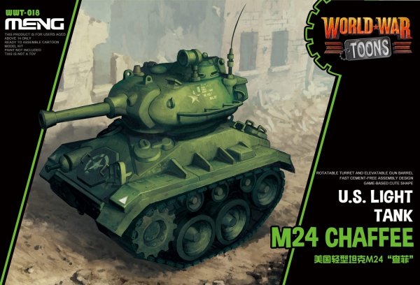 Meng Model WWT-018 M24 Chaffee U.S. Light Tank