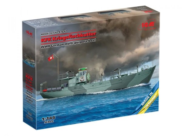 ICM S012 KFK Kriegsfischkutter WWII German multi-purpose boat 1/144