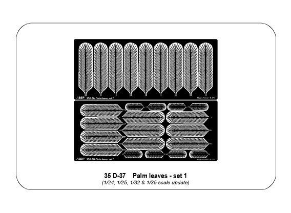Aber 35D37 Liscie Paproci zestaw 1 (1:35)