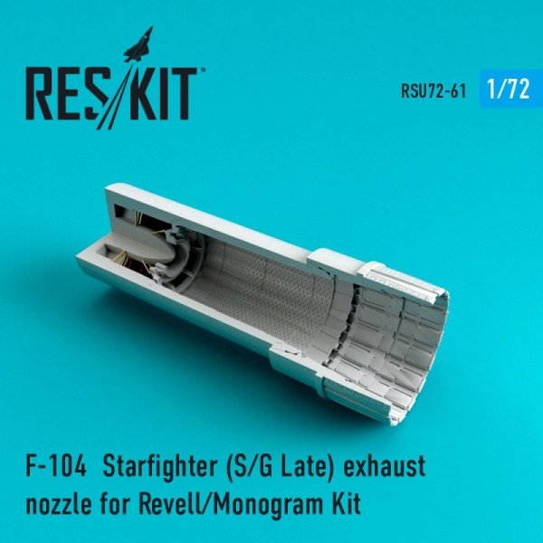 RESKIT RSU72-0061 F-104 S/G Late Starfighter exhaust nozzle for Revell, Monogram 1/72