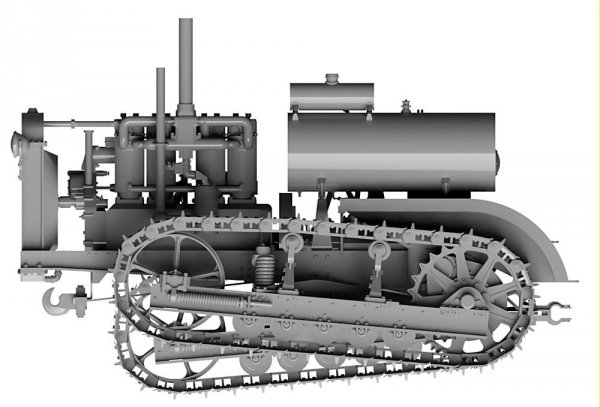 Thunder Model 35400 Russian ChTZ S60 Stalinetz 1/35