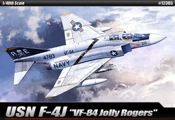 Academy 12305 USN F-4J VF-84 Jolly Rogers (1:48)