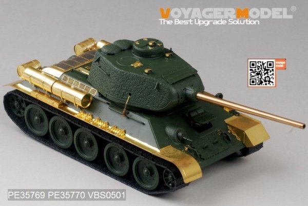 Voyager Model PE35769 WWII Russian T-34/85 No.112 Factory Production Basic（For ACADMY 13290） 1/35