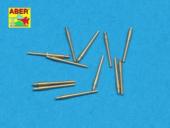 Aber 1:700L-19 Set of 12 pcs 152 mm barrels for British Navy Battleships: Nelson, Rodney 1/700