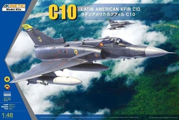 Kinetic K48048 C10 Latin American Kfir C10 1/48