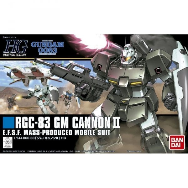 Bandai 61821 HGUC RGC-83 GM CANNON II BL GUN61821 1/144