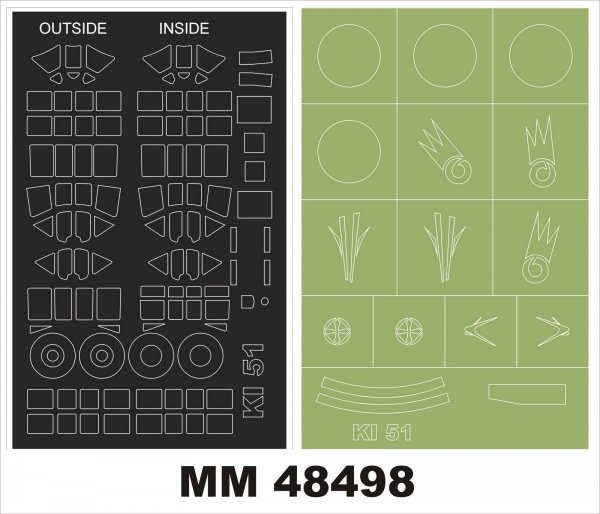 Montex MM48498 Ki-51 SONIA WINGSY KITS 1/48