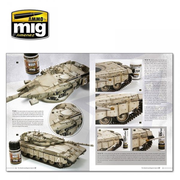 Ammo of Mig Jimenez 6128 TWMS - HOW TO PAINT IDF TANKS - WEATHERING GUIDE (English)