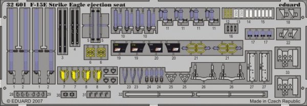 Eduard 32601 F-15E ejection seat 1/32 Tamiya