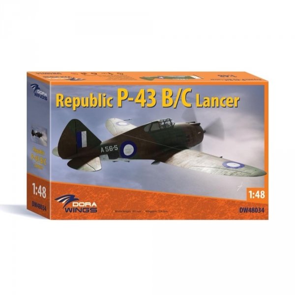 Dora Wings 48034 Republic P-43 B/C Lancer 1/48