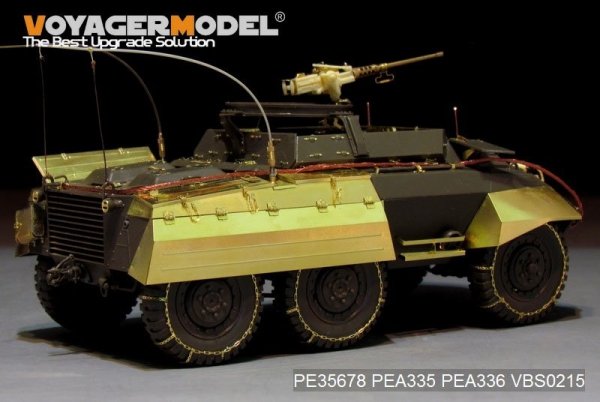 Voyager Model PEA335 WWII US M8/M20 armored car side skirts/stowage bins (For TAMIYA 35228 35234) 1/35