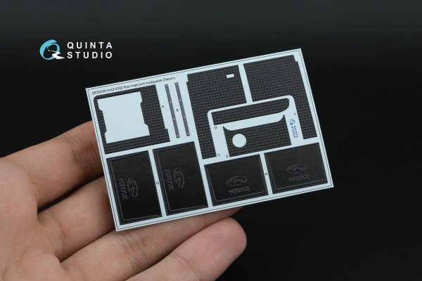 Quinta Studio QR35038 KrAZ-6322 floor mats and mudguards (Takom) 1/35