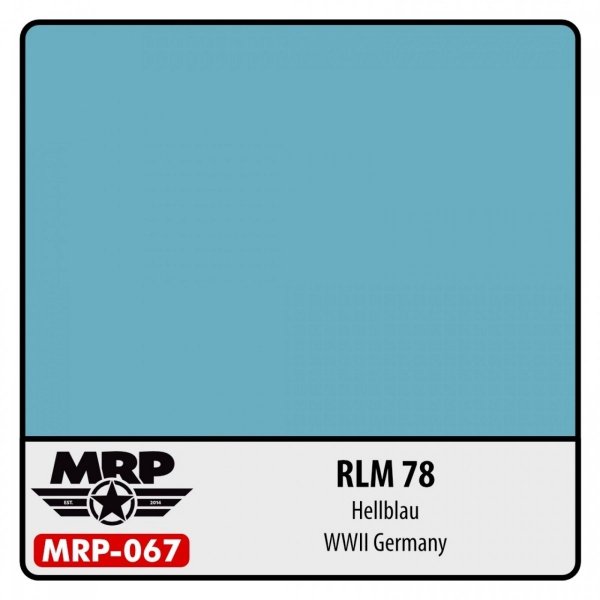 MR. Paint MRP-067 RLM 78 Hellblau WWII German 30ml
