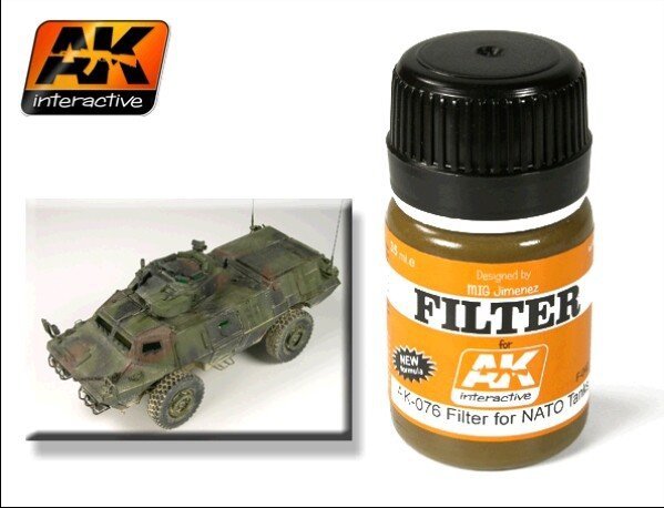 AK Interactive AK071 blue for panzer grey filter 35 ml