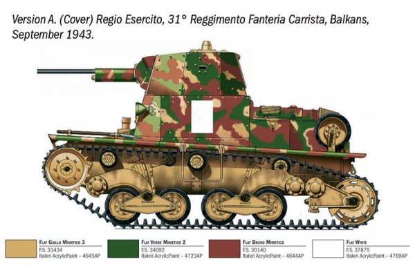 Italeri 96553 Carro Armato L6/40 1/35