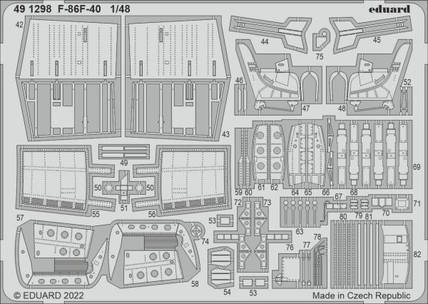 Eduard 491298 F-86F-40 AIRFIX 1/48