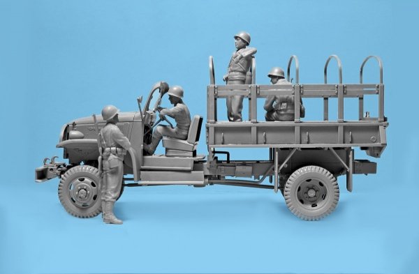 ICM 35599 WWII US Military Patrol (G7107 with MG M1919A4) 1/35
