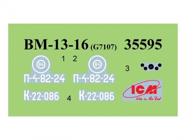 ICM 35595 BM-13-16 on G7107 base 1/35