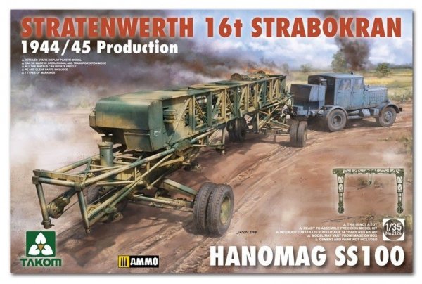 Takom 2124 Stratenwerth 16T Strabokran 1944/45 Production Hanomag SS100 1/35