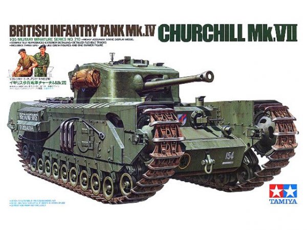 Tamiya 35210 British Infantry Tank Mk.IV Churchill Mk.VII (1:35)