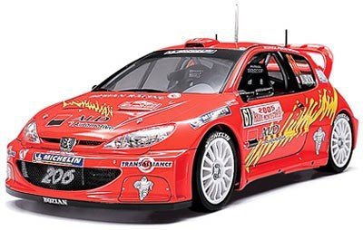 Tamiya 24283 Bozian Racing Peugeot 206 WRC Monte Carlo '05 (1:24)