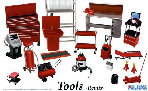 Fujimi 114392 Garage Tools remix 1/24