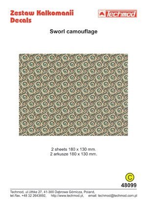 Techmod 48099 - Swirl Camouflage (1:48)