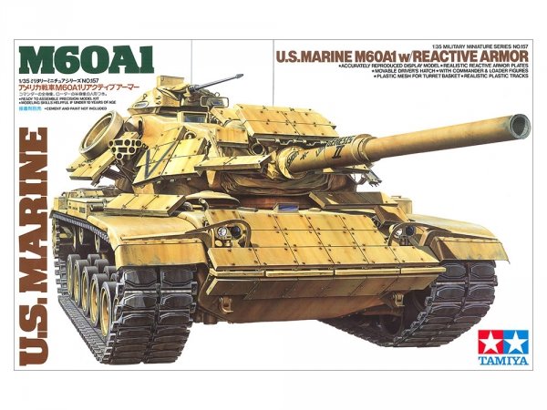 Tamiya 35157 U.S. M60A1 w/Reactive Armor (1:35)