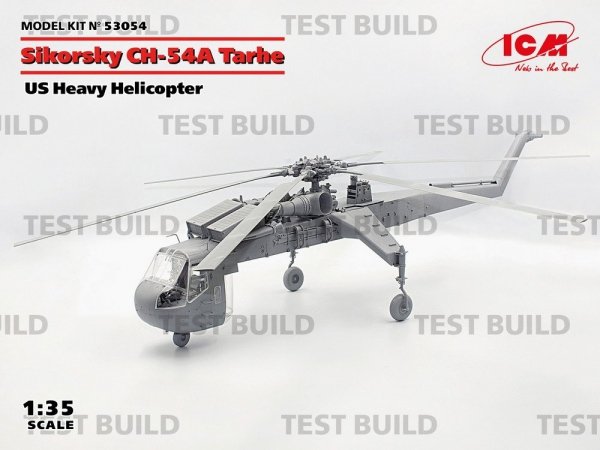 ICM 53054 Sikorsky CH-54A Tarhe US heavy helicopter 1/35