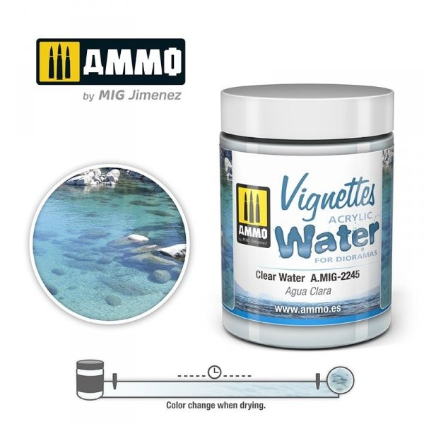 AMMO Mig 2245 Clear Water 100ml