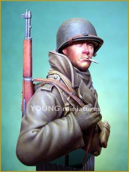 Young Miniatures YM1812 US SOLDIER ARDENNES 1944 1/10