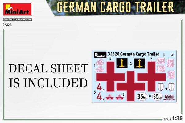 MiniArt 35320 GERMAN CARGO TRAILER 1/35