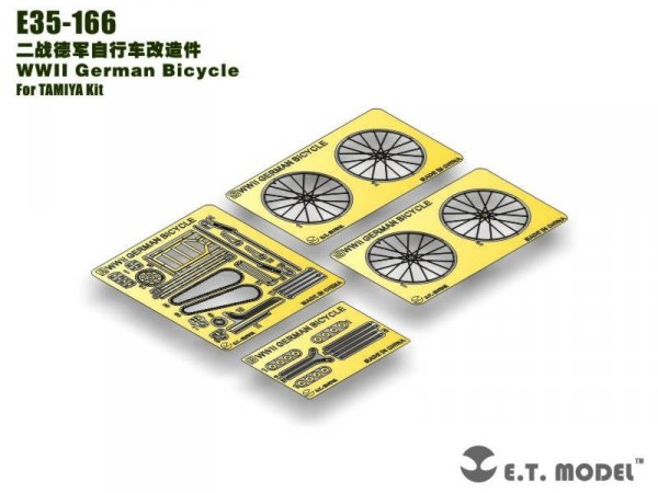 E.T. Model E35-166 WWII German Bicycle (For TAMIYA Kit) (1:35)