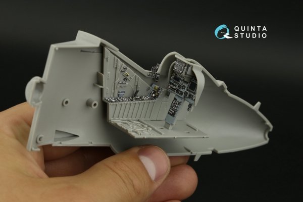 Quinta Studio QDS32194 AV-8B Harrier II late 3D-Printed &amp; coloured Interior on decal paper (Trumpeter) (small version) 1/32