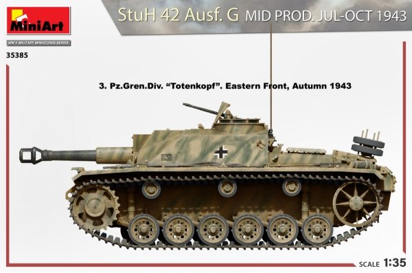 MiniArt 35385 StuH 42 Ausf. G MID PROD. JUL-OCT 1943 1/35