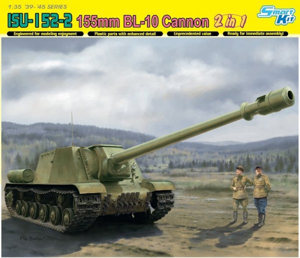 Dragon 6796 ISU-152-2 155mm BL-10 Cannon 2in1 (1:35)