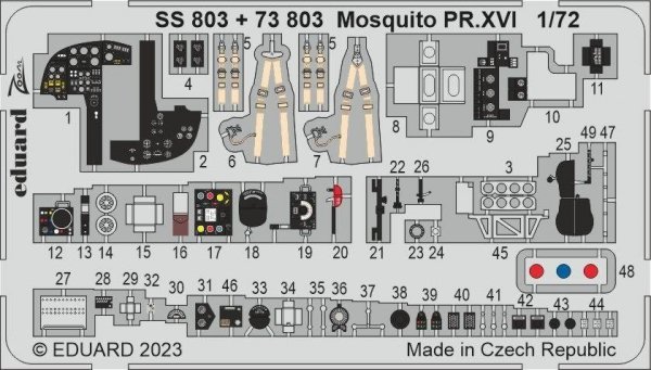 Eduard SS803 Mosquito PR. XVI AIRFIX 1/72