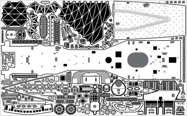 Pontos 38019F1 USS FFG Oliver Hazard Perr Class L.H. Detail Up Set &quot;Advanced&quot; with Kit 1/350