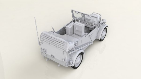 ICM 35583 le.gl.Einheitz-Pkw Kfz.2, WWII German Light Radio Communication Car 1/35