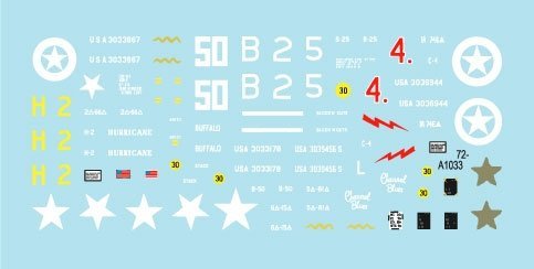 Star Decals 72-A1033 US M4 Sherman. 1/72