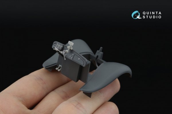 Quinta Studio QD+35171 Citroen 11CV 3D-Printed &amp; coloured Interior on decal paper (Tamiya) (with 3D-printed resin parts) 1/35