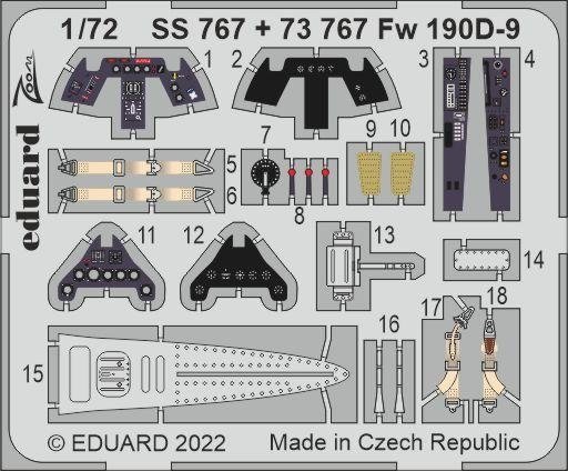 Eduard 73767 Fw 190D-9 IBG 1/72