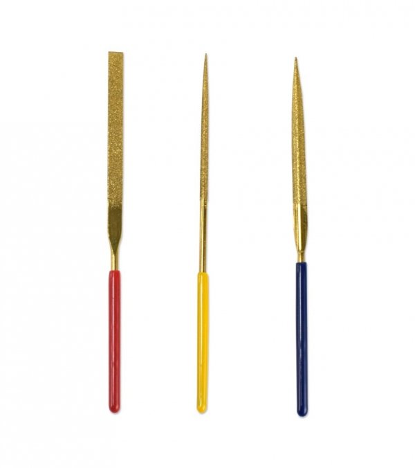 ARTESANIA LATINA 27015-3 Zestaw trzech pilników diamentowych 100 mm