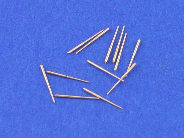 Aber 1:700L-04  Set of 12 pcs 100 mm barrels for French warships 1/700