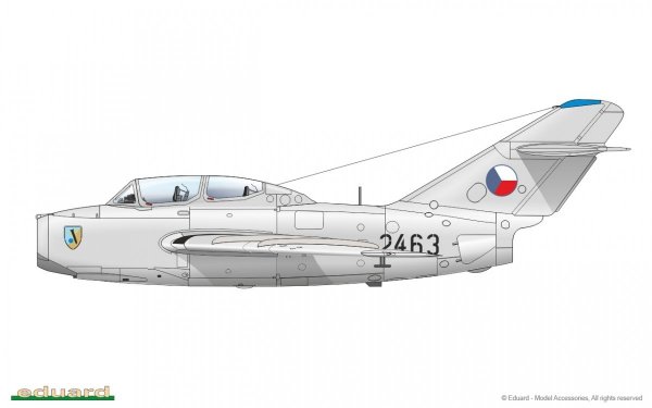Eduard 7055 UTI MiG-15 1/72