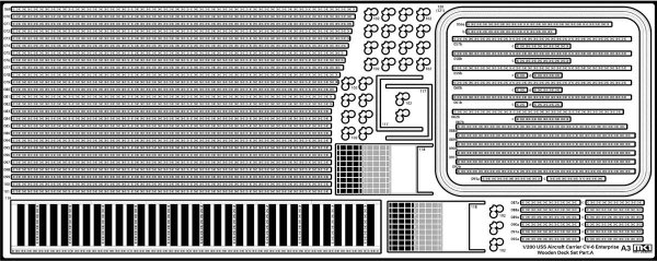 MK1 Design MD-20023 USS CV-6 Enterprise Wooden Deck for Trumpeter 1/200